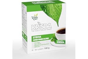 Krisda Stevia Natural Sweetener (100 Packets), 100 grams