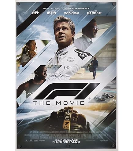 Amazon.com: F1 FORMULA ONE MOVIE POSTER 2 Sided ORIGINAL