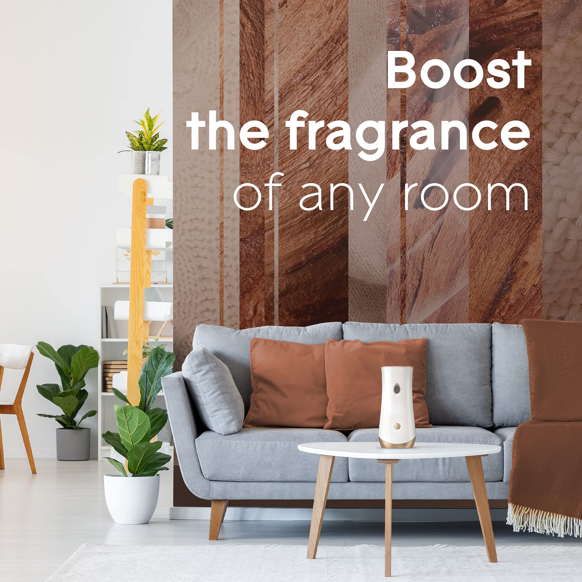 Glade Automatic Spray Refill, Air Freshener for Home and Bathroom, Cashmere Woods, 6.2 Oz