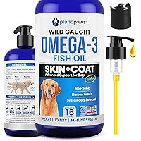 Omega 3 Fish Oil for Dogs - Better Than Salmon Oil for Dogs - Dog Fish Oil Supplement for Shedding, Allergy, Itch Relief - Su