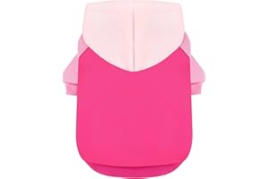 GreenJoy Fashionable Dog Hoodie – Soft & Warm Dog Sweater with Leash Hole,Pet Hooded Sweatshirt for Cats and Dogs with Broad 