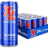 XL Energy Drink 24 Pack Classic Flavor - 80mg Caffeine &amp;1000mg Taurine Energy Drinks with B Vitamins &ndash; Refreshing Energy Beverage for Energy Boost, Focus, Performance &amp; Endurance &ndash; 24 Pack Energy Drinks