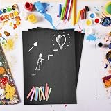 BCreativetolearn Recycled A4 Black Sugar Paper 50 Sheets 210x297mm view 6