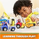 Rubble & Crew Mix’s Cement Mixer Toy Truck with Action Figure view 7