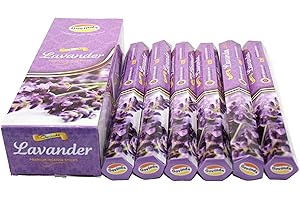 Govinda Incense - Lavender - 120 Incense Sticks, Premium Incense, Masala Coated