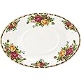 Royal Albert Old Country Roses Gravy Boat Stand, 6", Multi