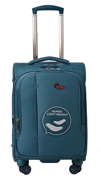 F Gear Aspire Polyester 54 cms Ocean Blue Softsided Cabin Luggage (2755)