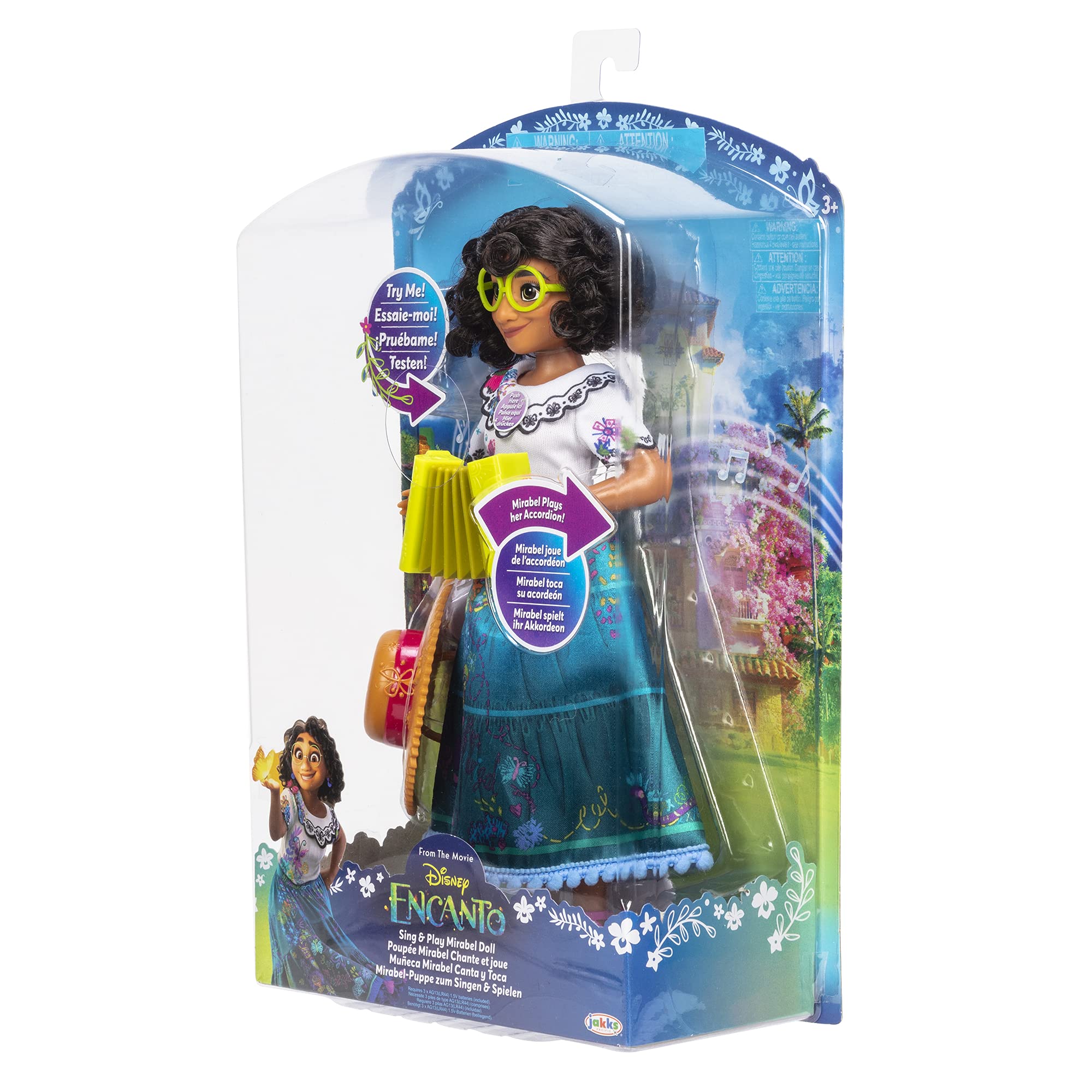 Disney Encanto Mirabel Doll Sing & Play, Sings Music and Plays The Accordion