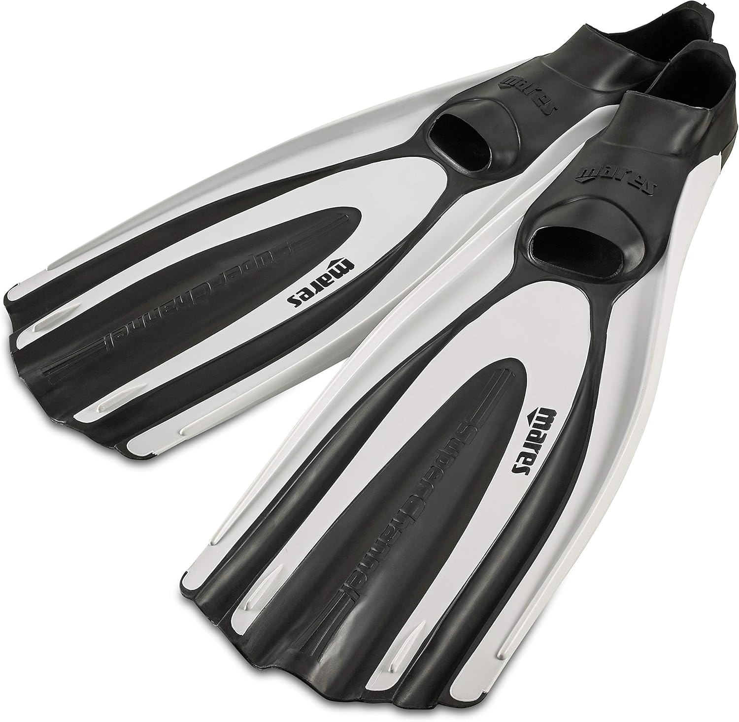 Mares Superchannel Full Foot Scuba Fins : Sports & Outdoors