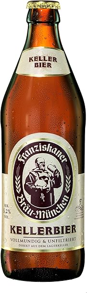 Franziskaner Kellerbier Flaschenbier Mehrweg 20 X 0 5 L Im Kasten Kellerbier Aus Munchen Amazon De Bier Wein Spirituosen