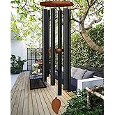 Sympathy Wind Chimes for Outside Deep Tone, Memorial Loss of a Loved, Large Wind Chimes with 6 Thicken Tubes & Hook, Outdoor Gifts Mother, Garden Decor