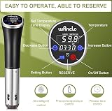 Wancle Sous Vide Cooker 1100W Waterproof Immersion Circulator Black view 5