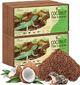 Riare 4 Pack Natural Coconut Fiber Substrate for Reptiles Terrarium Bedding