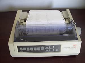 Amazon.com: OKI Microline 320 Turbo Dot Matrix Printer Missing Papel Holder  w/prueba de impresión : Productos de Oficina