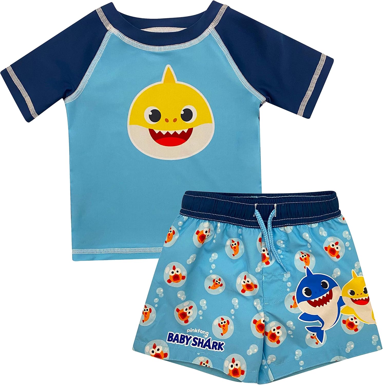 Baby Shark babyboys Rash Guard Clothing