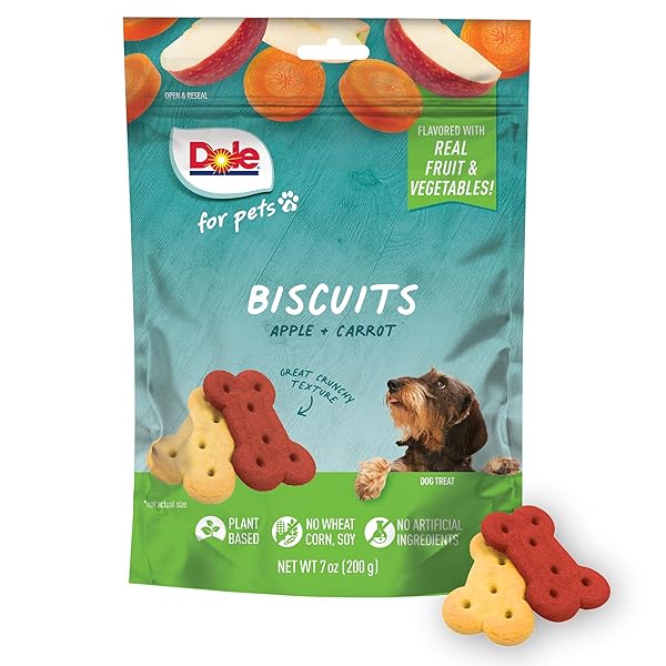 DOLE FOR PETS DOG BISCUITS ASSORTED APPLE +...