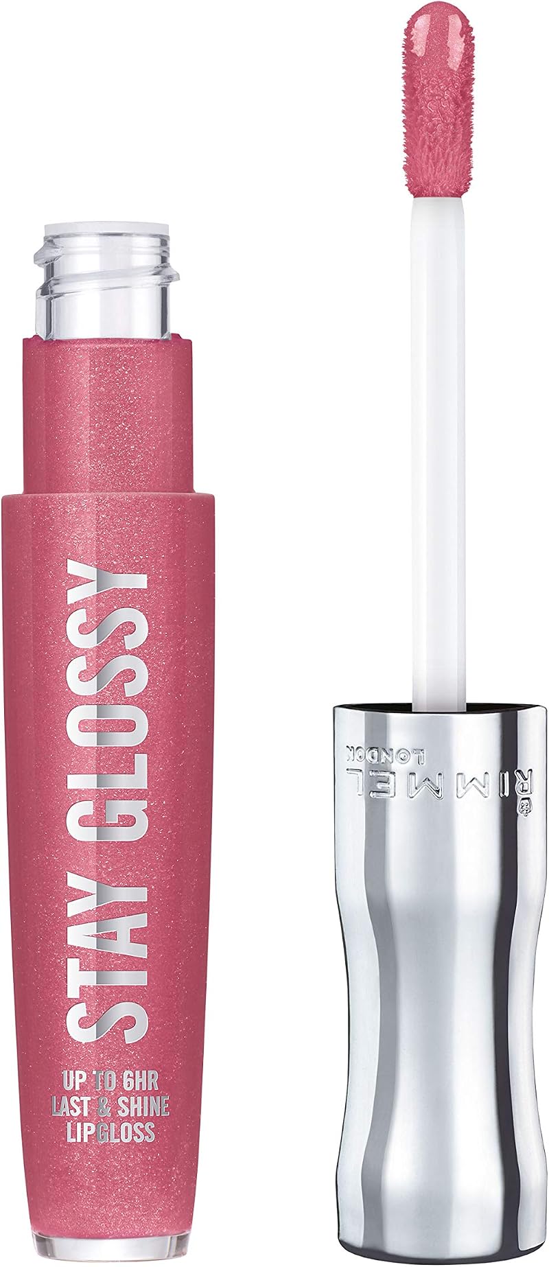 Rimmel Stay Glossy Lipgloss Stay My Rose Long Lasting Shine Double Moisture
