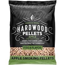 Fire u0026 Flavor 100% Natural Hardwood Pellets for Smoking, Grilling, and  Baking, Apple Wood Smoking BBQ Pellets, 20lb : Amazon.ca: Patio, Lawn u0026  Garden