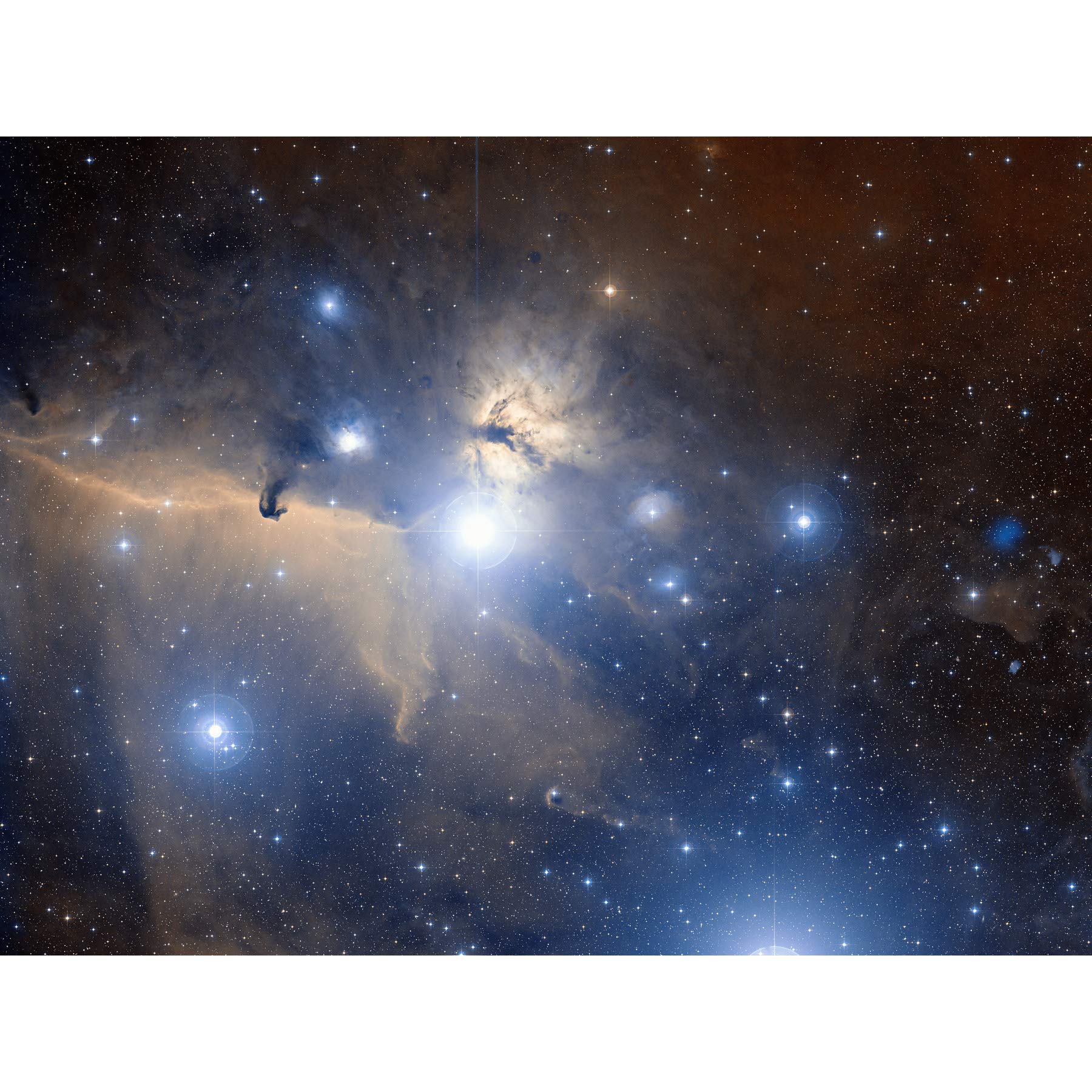 Wee Blue Coo Space Telescope Stars Orion Belt Flame Nebula Universe Canvas Print