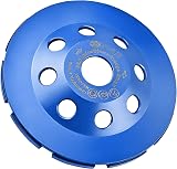 S&R 125mm Diamond Cup Wheel Concrete Granite Masonry 2-Row Grinding Disc view 2