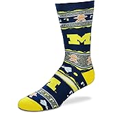 For Bare Feet NCAA Ugly Christmas Holiday Crew Socks