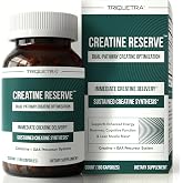 Creatine Reserve&trade; - Creatine Monohydrate Plus GAA for Mind, Muscle &amp; Energy Support - Dual Pathway Delivery Creatine Supplement for Women &amp; Men - Active B Vitamins &amp; Taurine, Non-GMO (1 month supply)