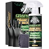 Ceramic Coating for Cars, Car Wax Spray Graphene Ceramic Coating Shine Gloss Hydrophobicty for Auto Care Polish Detailing,10 OZ