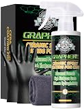 Kingvo Ceramic Coating for Cars, Car Wax Spray Graphene Ceramic Coating Shine Gloss Hydrophobicty for Auto Care Polish Detailing,10 OZ