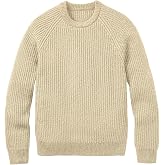 JEMLDL Men's Crewneck Sweater Casual Wool Blend Sweaters for Men | Two-Tone Yarn Knit Sweaters, Classic Raglan Long Sleeve, Skin-friendly Comfort and Warm, Versatile Occasions, Easy Care