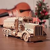 KWASVLYA Truck Model,3D Wooden Puzzles for Adults and Teens, Challenging 3D Puzzle Car,307PCS, Brainteasers and Wooden Models
