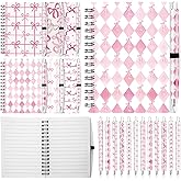 Sinload 12 Pcs Cute Pink Bow Stuff Valentines Coquette Bow Ballpoint Pens Pink Coquette Journal Notebook Preppy Aesthetic Black Ink Pens Bulk Gift for Valentines School Student Women Office Birthday