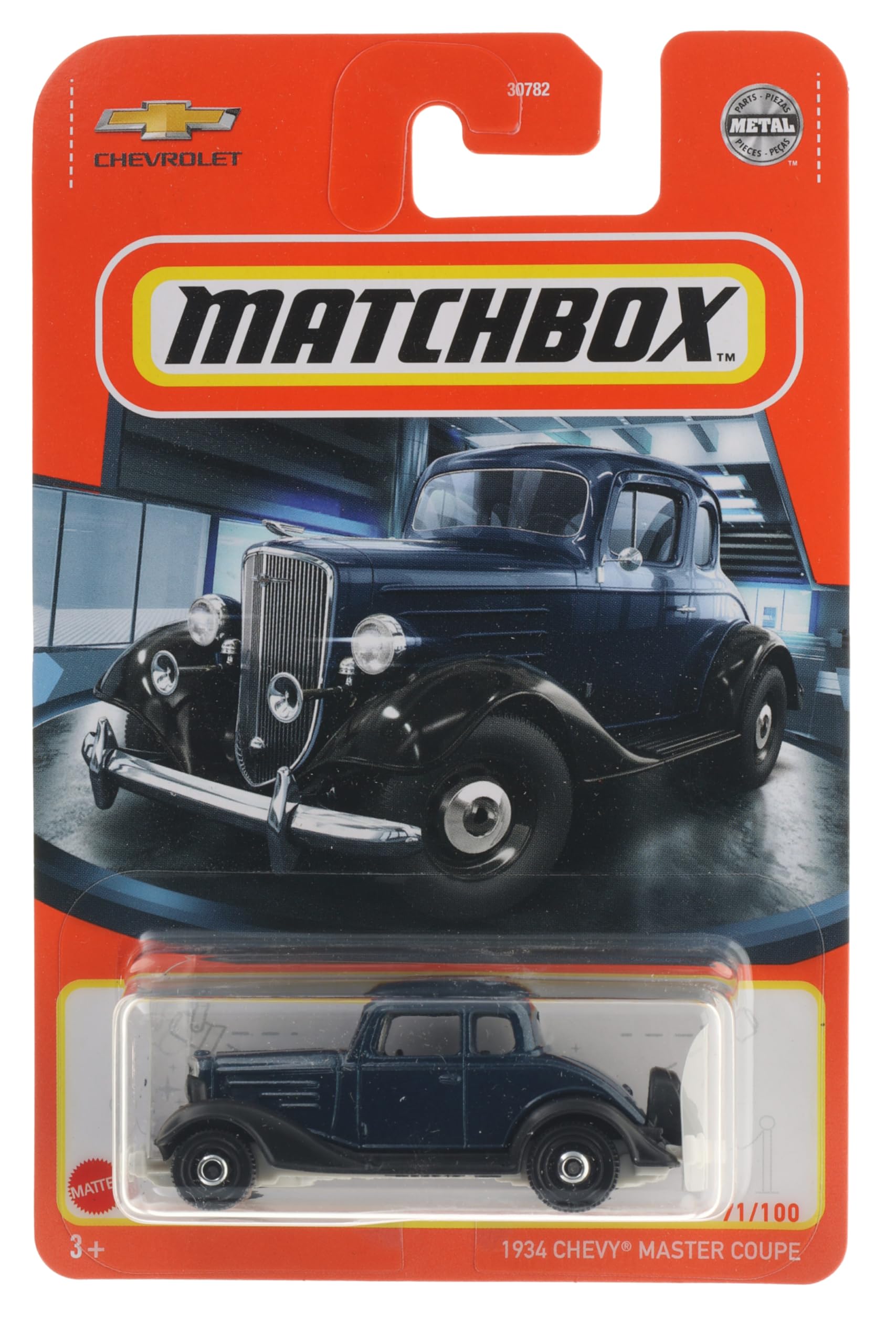 Matchbox - 1934 Chevy Master Coupe - Dark Blue - 71/100