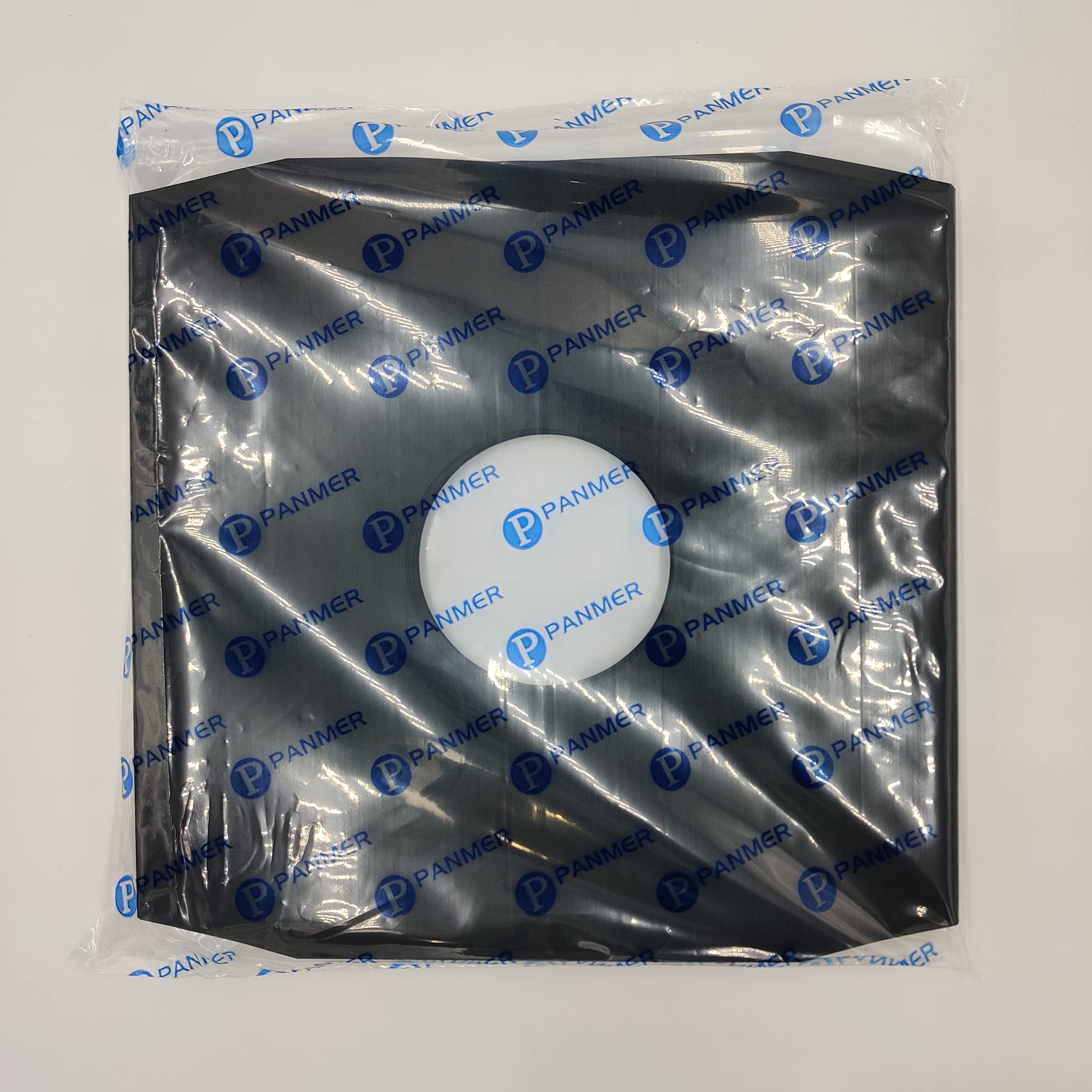 12" Black Paper Record Inner Sleeves x 100