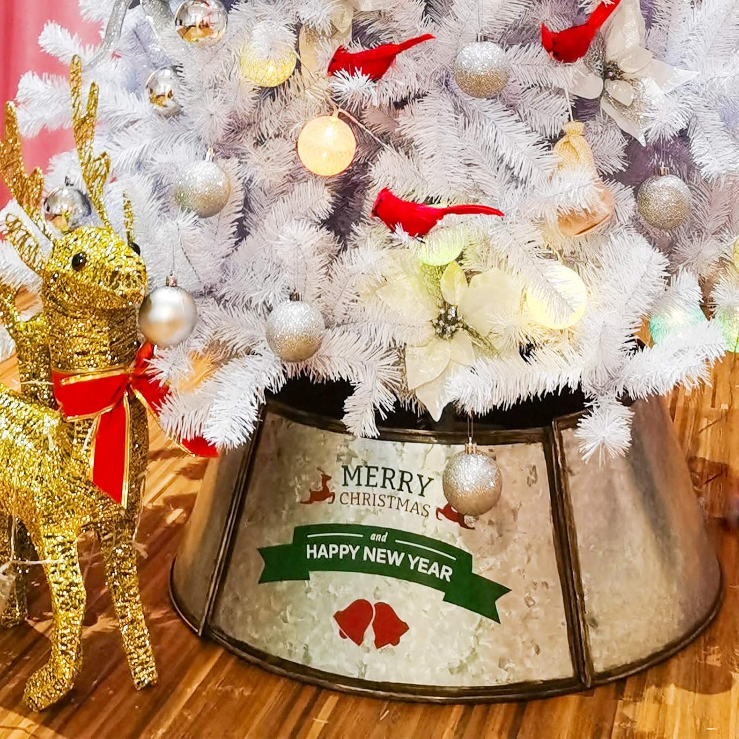 Metal Christmas Tree Skirt 