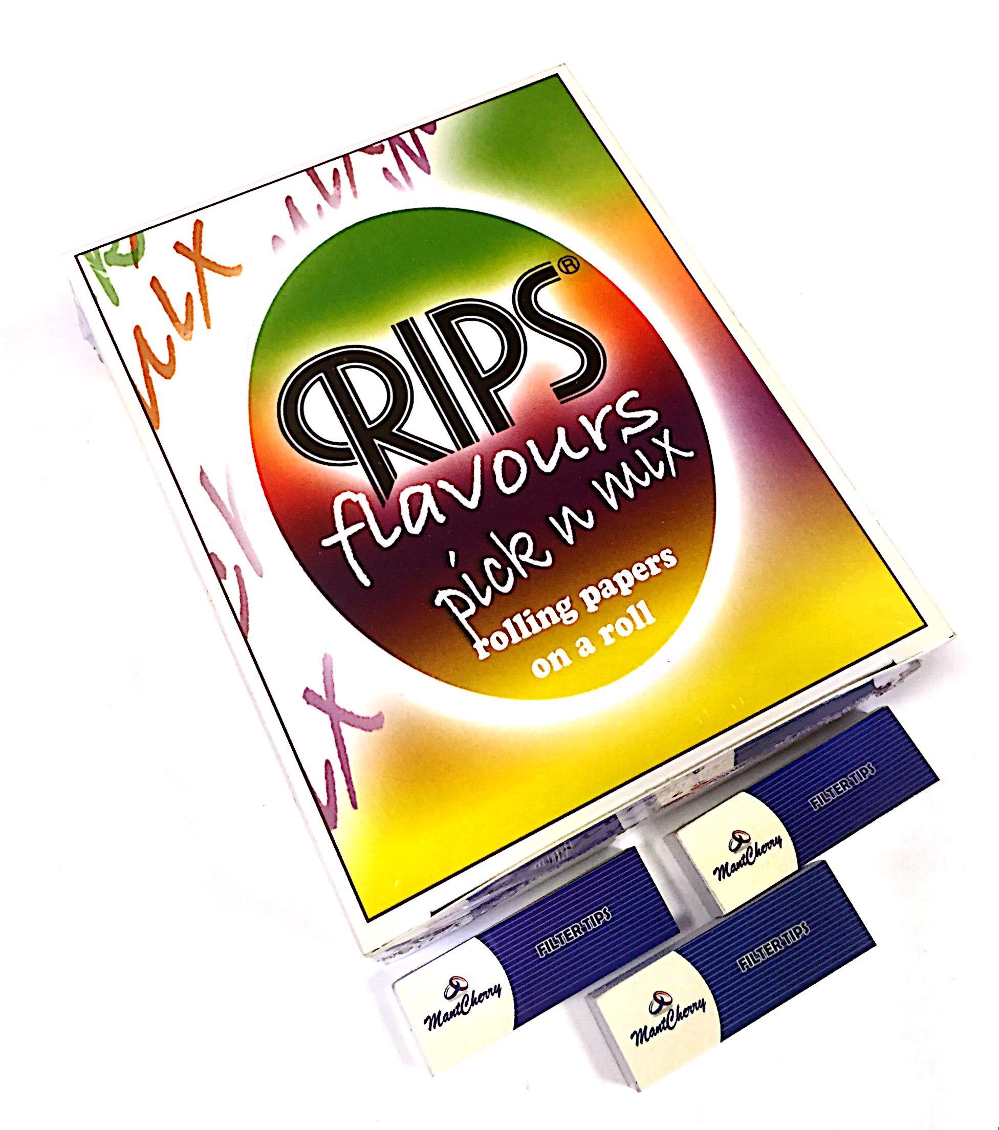 24 RIPS PICK N MIX ROLLING PAPERS ASSORTED FLAVORS