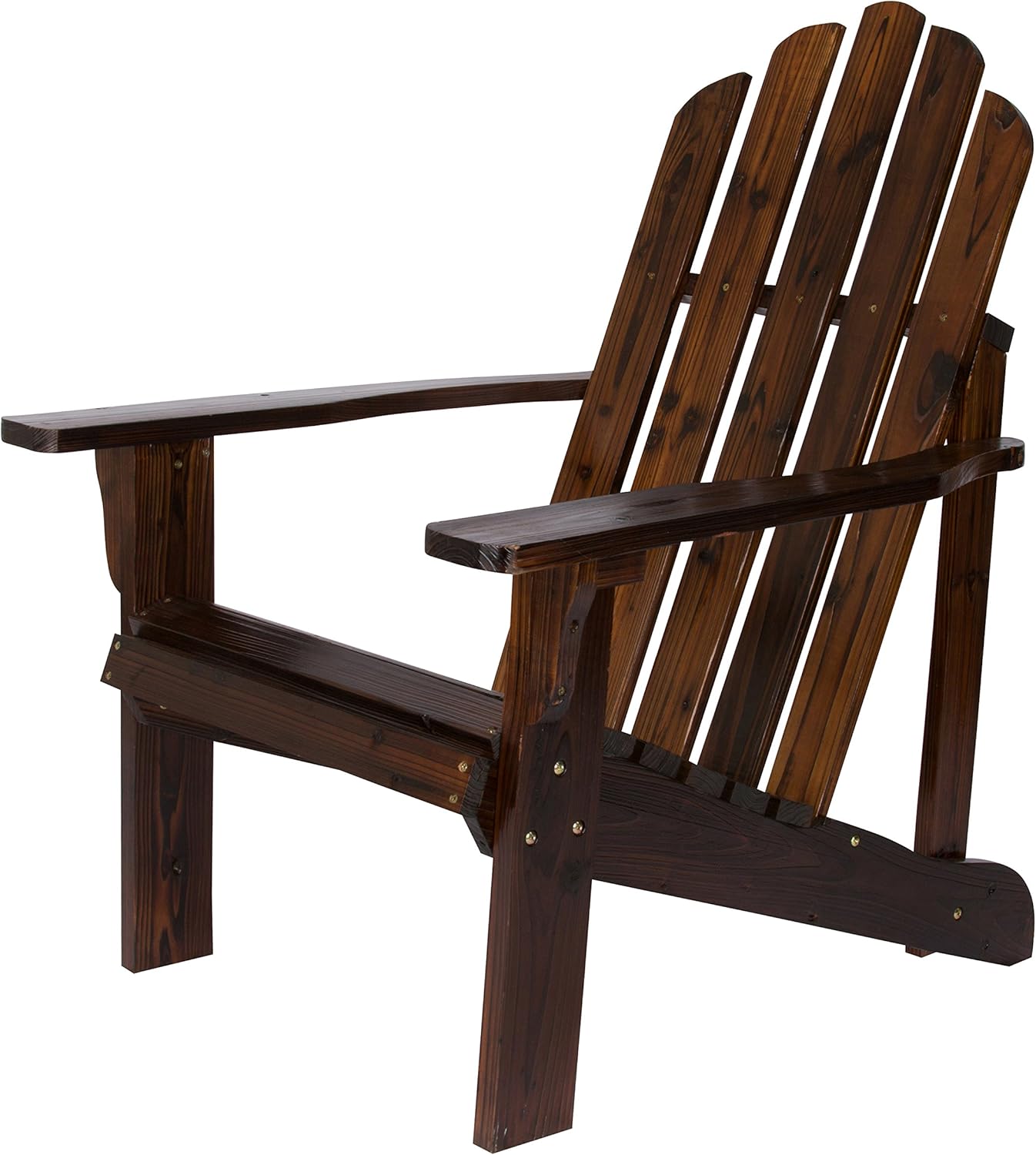 Shine Company Inc. 4618BB Marina Adirondack Chair, Burnt Brown : Adirondack Chair Resin : Garden & Outdoor