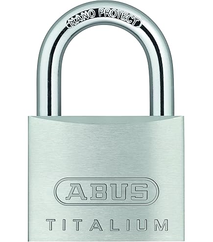 ABUS 80TI/50 KD Titalium Aluminum Alloy Padlock Keyed Different