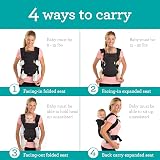 Infantino Flip 4-in-1 Convertible Baby Carrier Black and Gold view 2