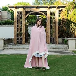 Snuggle Sac Heather Pink Blanket Twin