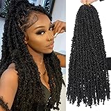 Leeven 24 Inch Butterfly Locs Crochet Hair 6 Packs