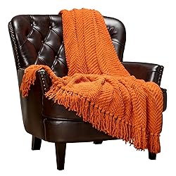 Chanasya Premium Textured Knit Throw Blanket with