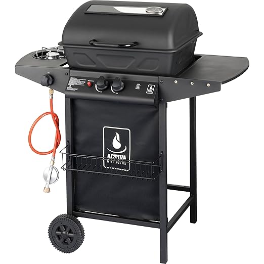 Activa Pietra Lavica Del Gas Grill Nero Amazonit
