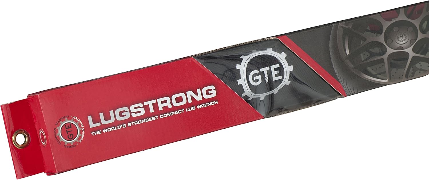 GTE Tools - LugStrong 26" Universal Compact Lug Wrench Set, Super-Strong Tire Iron & Lug Nut Remover - 2X More Torque!  Never Get Stuck on The Road Again!: Automotive