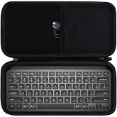 Peyyargo Case Compatible with Logitech MX Keys Mini Minimalist Keyboard | Lightweight Carry, Secure Storage, Convenient Zipper, Soft Interior,Graphite Case