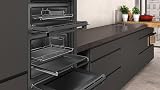 Neff N50 Double Oven CircoTherm EasyClean Graphite 88.8x59.4x55cm view 4