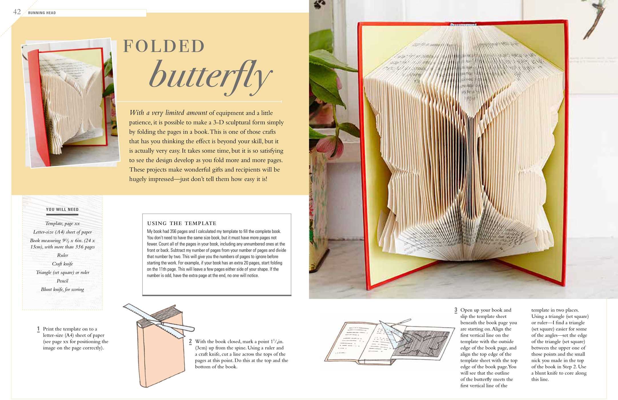 Folded Book Art: 22 beautiful projects to transform your books Intended For Folded Book Art Templates Folded Book Art: 22 beautiful projects to transform your books Intended For Folded Book Art Templates