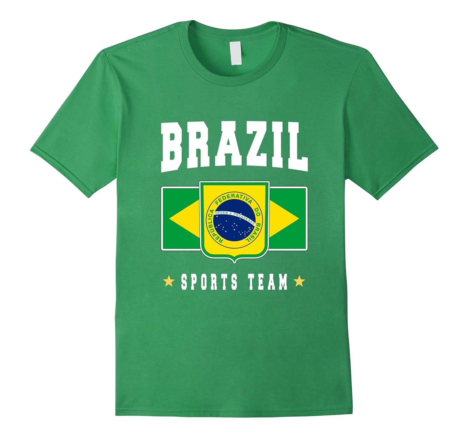 BRAZIL Tshirt Brazilian Tee Shirt Brasil Flag Soccer FutbolArt