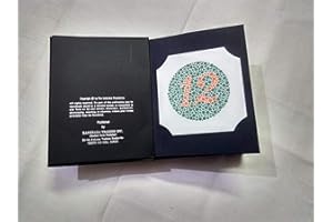 PSM Ishihara Colour Vision Test Book for Color Deficiency 24 Plates with User Manual