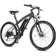 ACTBEST Race Electric Bike for Adults 21-Speed 27.5" Ebike, Up to 28MPH, Peak 1000W Brushless Motor, Removable Battery, Commuting Mountain Electric Bicycle with Fork Suspension