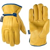 Wells Lamont Men's Slip-On HydraHyde Leather Work Gloves